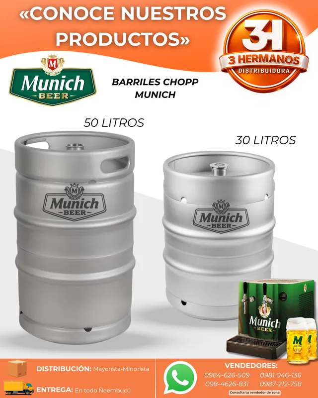 Presentaciones de Barriles Chopp